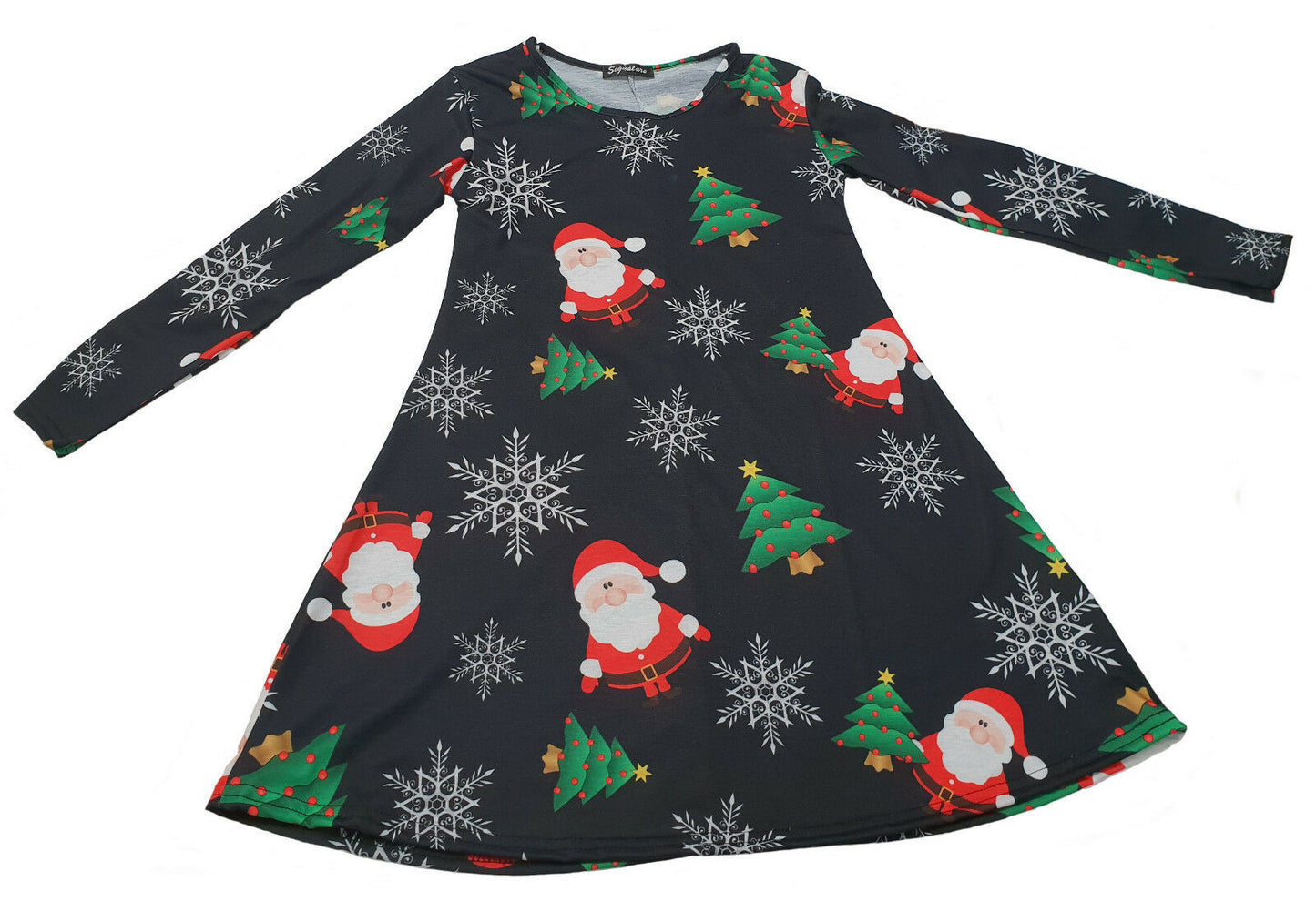 Kids Girls Christmas Swing Dresses