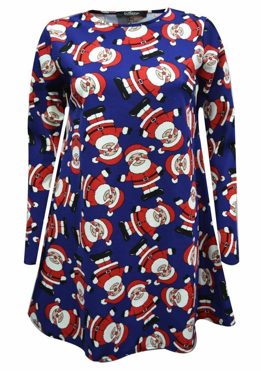 Kids Girls Christmas Swing Dresses