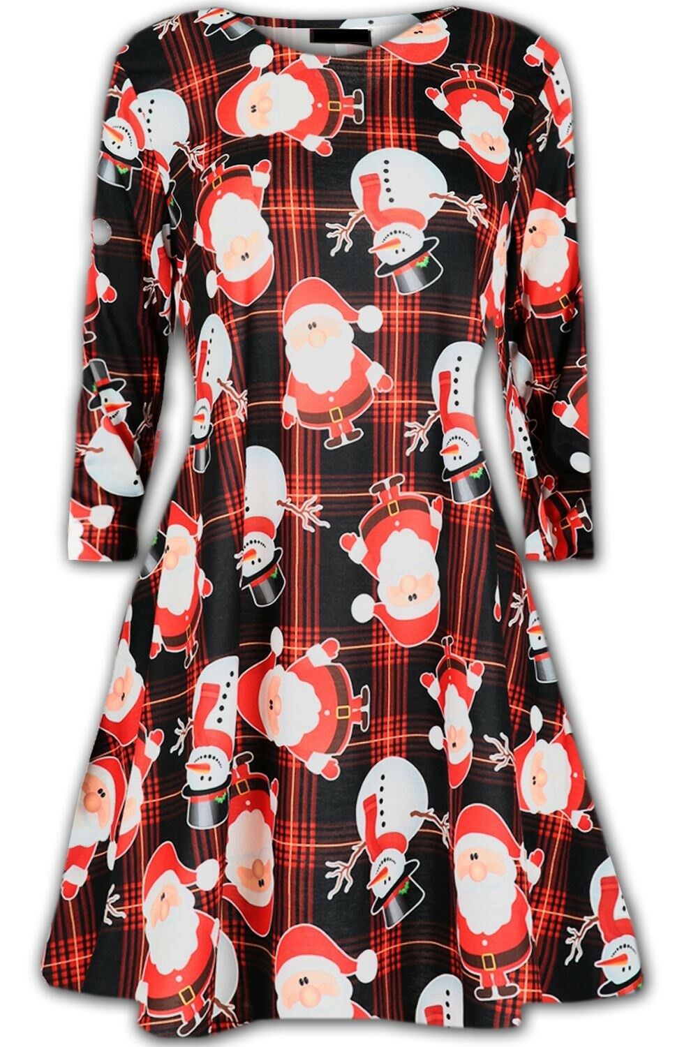 Kids Girls Christmas Swing Dresses