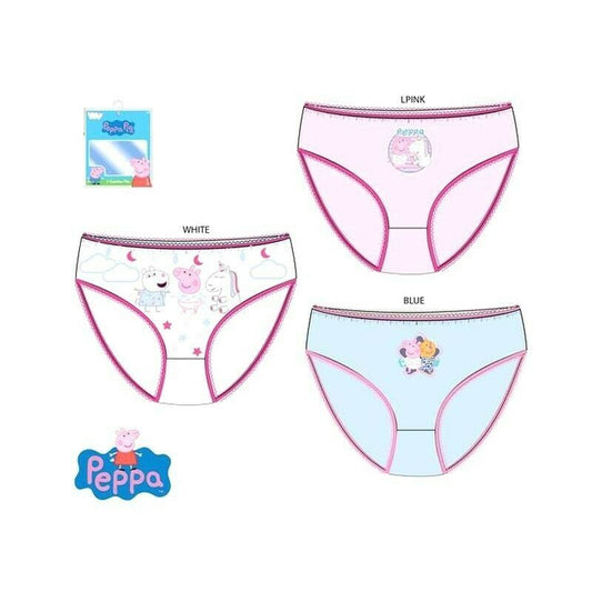Peppa Pig 3 Brief Set Perfect for any Peppa Pig fan  Different designs in this set Ages 2-3, 4-5 100% Cotton Official Merchandise