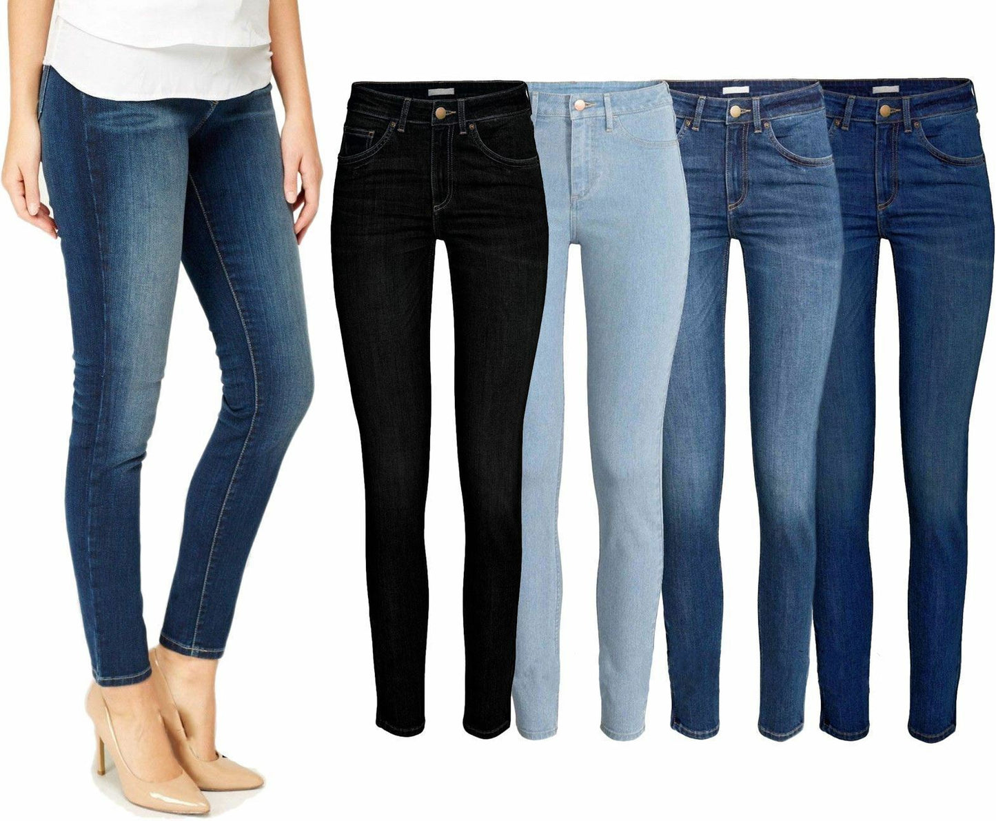 Ladies Skinny Fit Jeans.