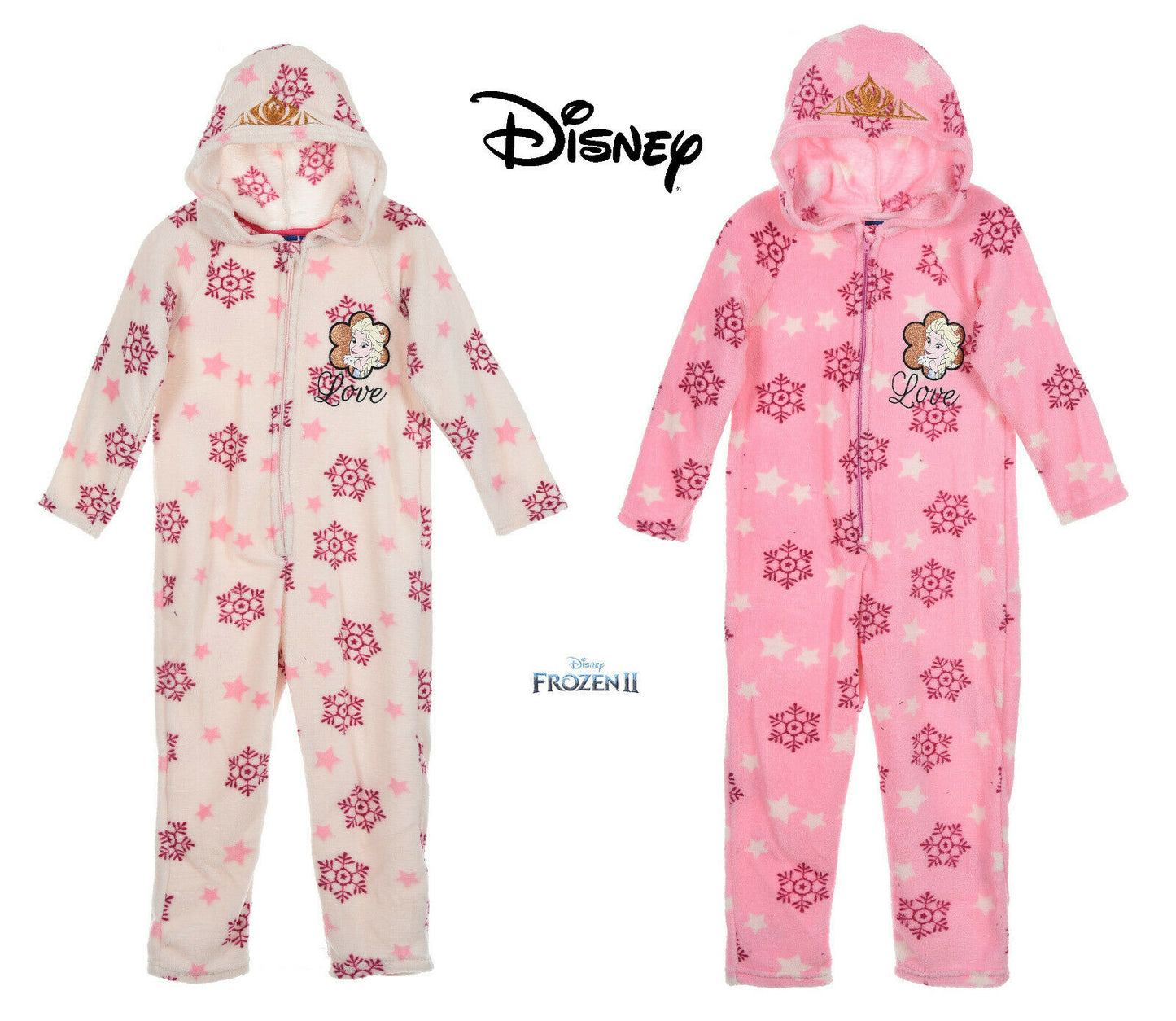 Disney Frozen Fleece Onesies. Available in 2 colours. Ages 3-6 Available
