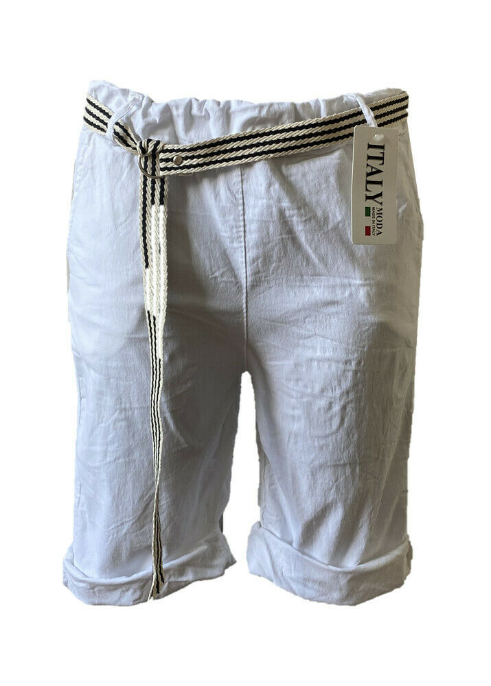Italian Ladies White Shorts.