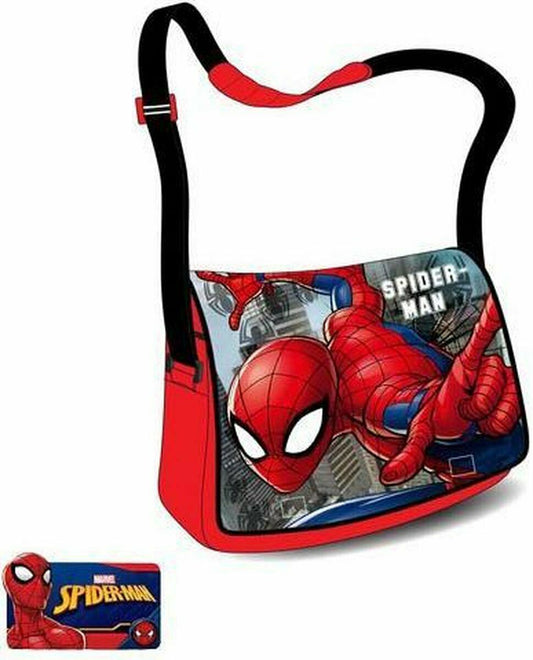  Spiderman Bag In Red With Adjustable Straps. Perfect Traet Or Gift For Any Spiderman Fan. These Are Official Merchandise.