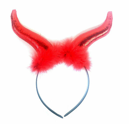 Halloween Red Devil Horns.