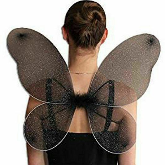 Halloween Black Fairy Wings.