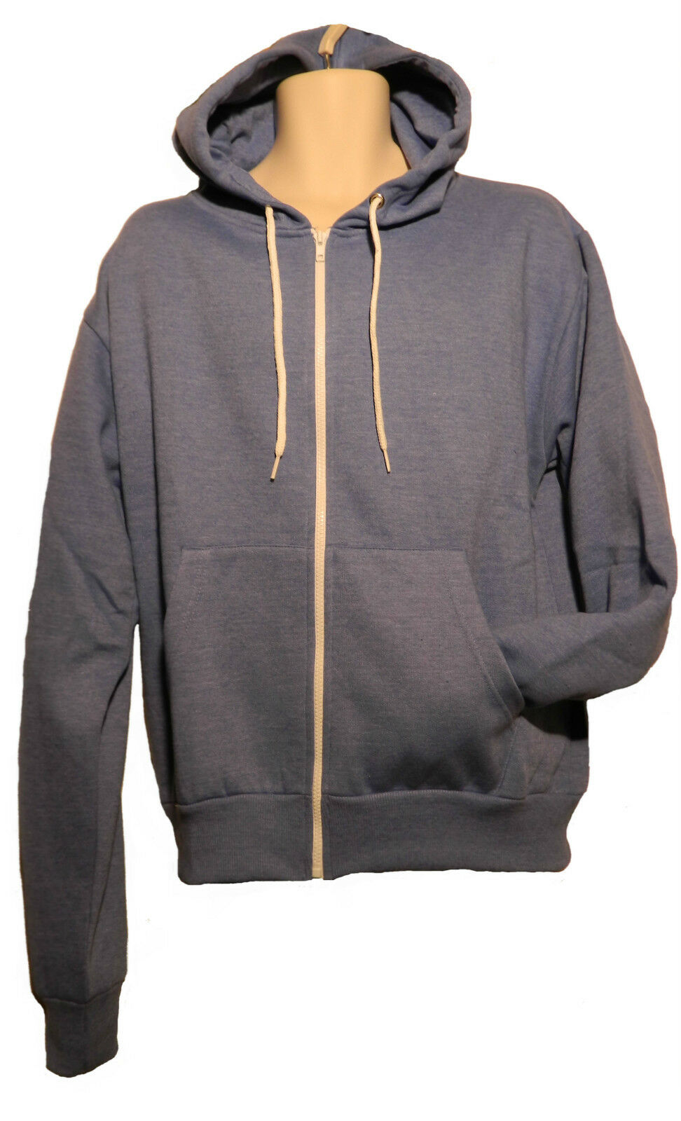 Men's Light Blue "American" Style Hoodie.
