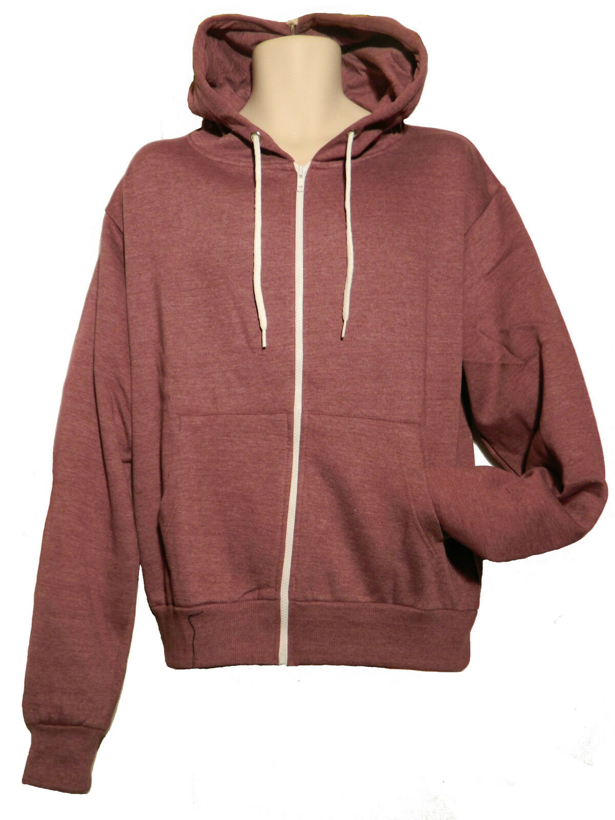 Men's Purple Marl "American" Style Hoodie.