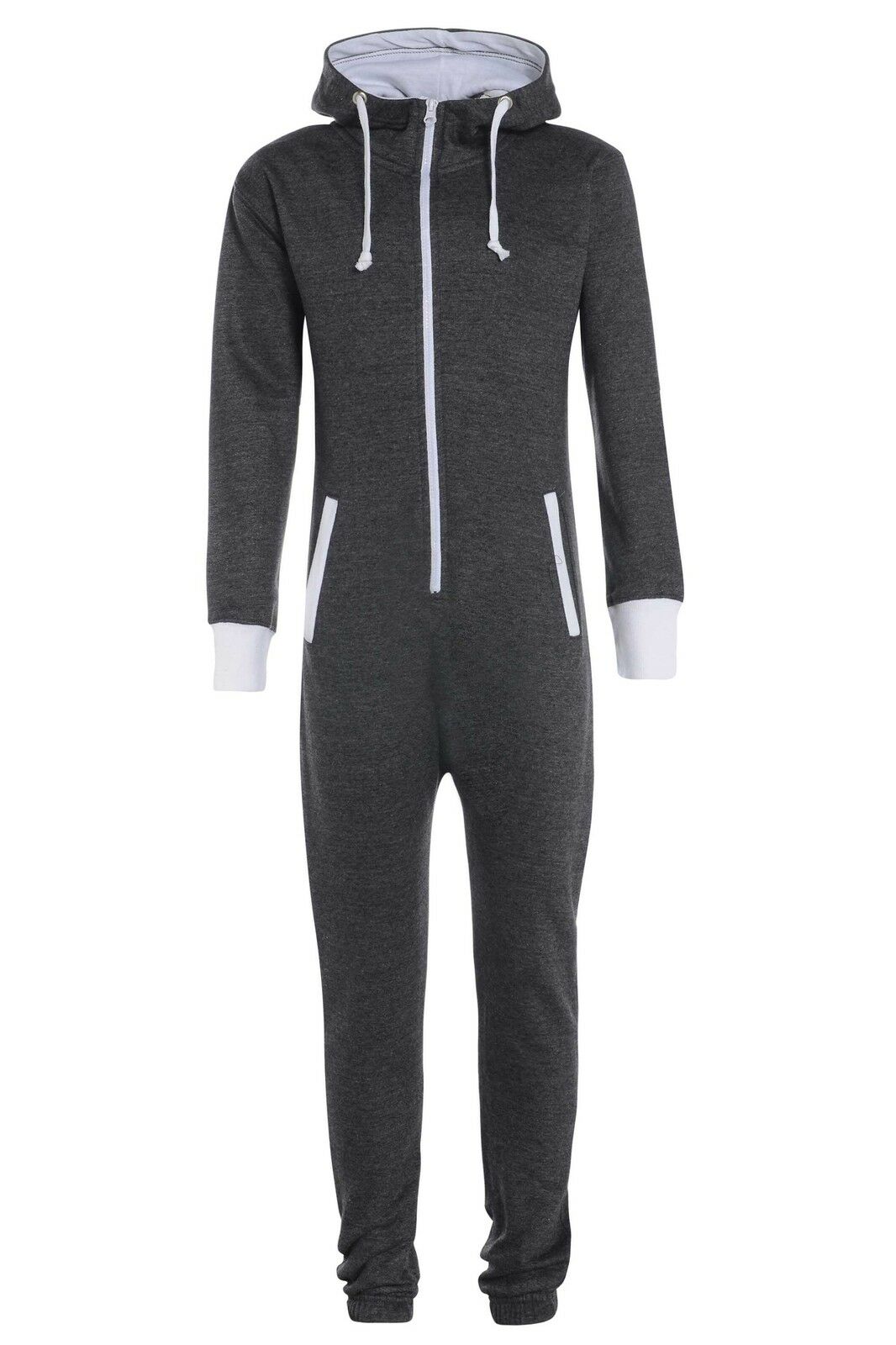 Children's Plain Charcoal Onesie.
