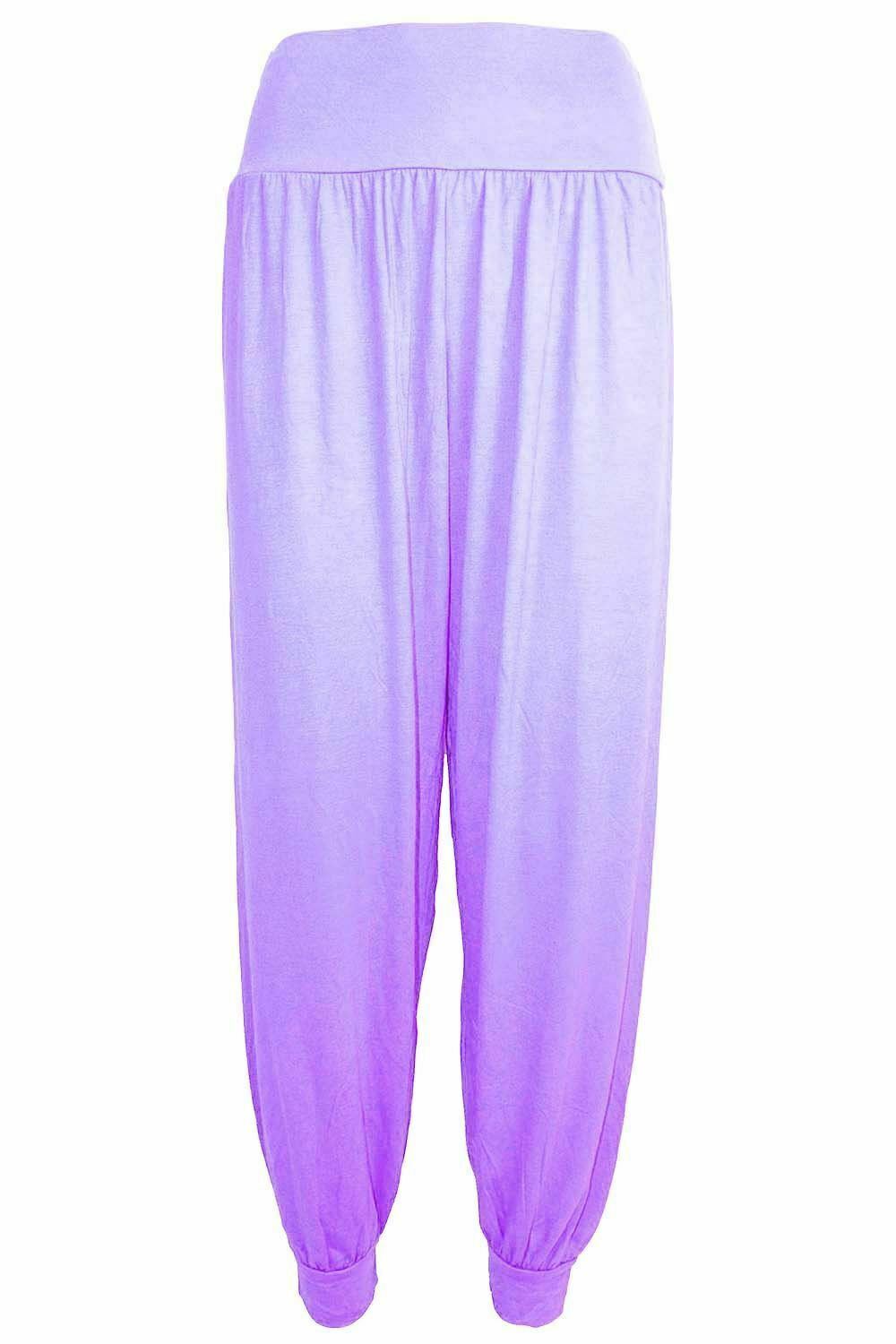 Children's Lilac Harem Trousers.Ages 5-13. Perfect As Loungewear Or To Go Over Dance Leggings/ Gymnastic Leotards. They Have An Elasticated Waist And Cuffs For Comfort