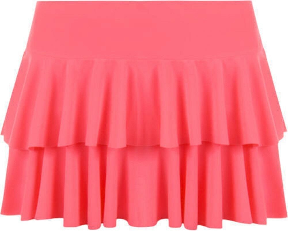 Ladies Micro Mini "RaRa" Skirt In Neon Pink.