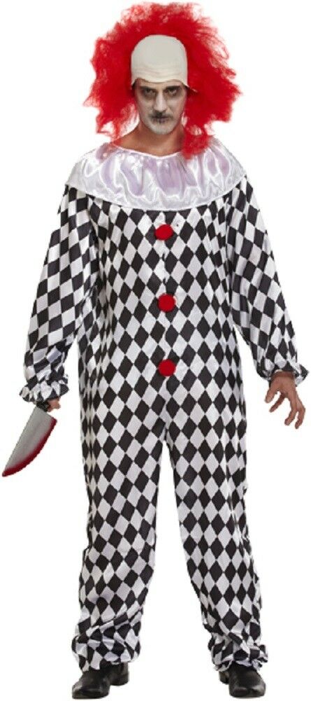 Men's Killer Clown Halloween Costume.