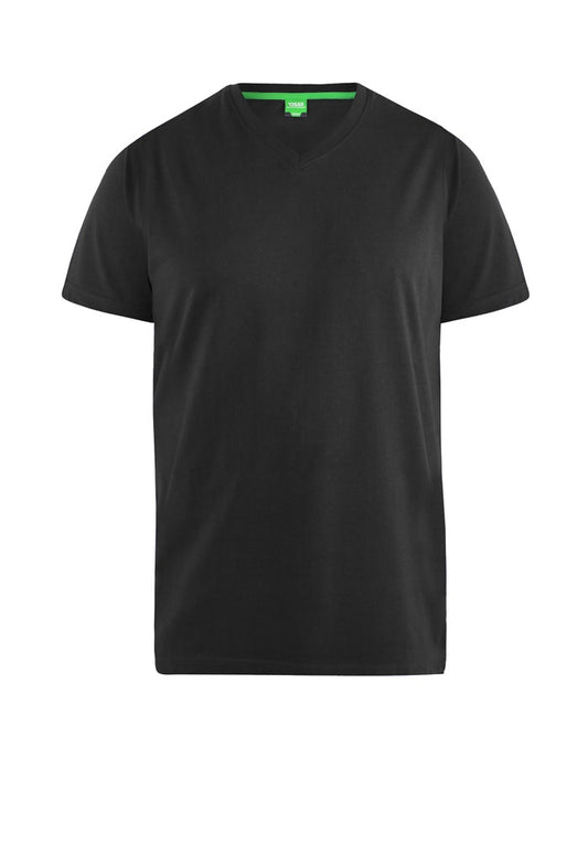 D555 Duke V-Neck Premium Weight Cotton Short Sleeve T-Shirts
