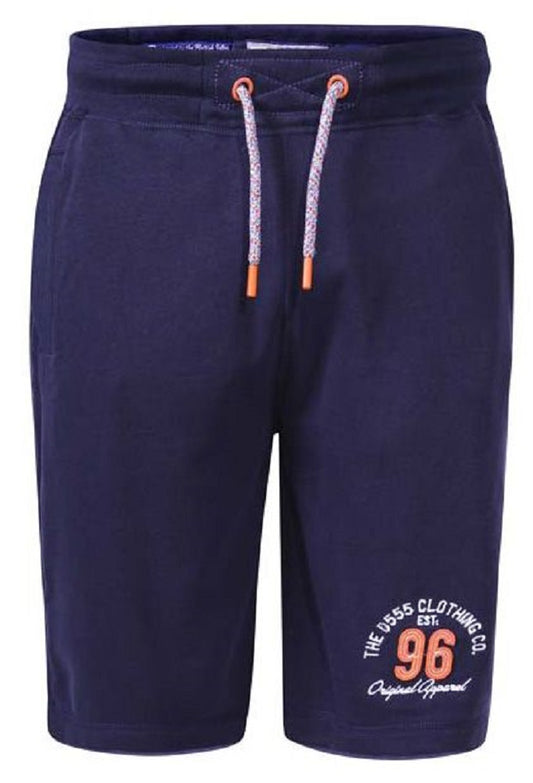 Navy Plus Size Tompkins Casual Fleece Sweat Pants Track Shorts
