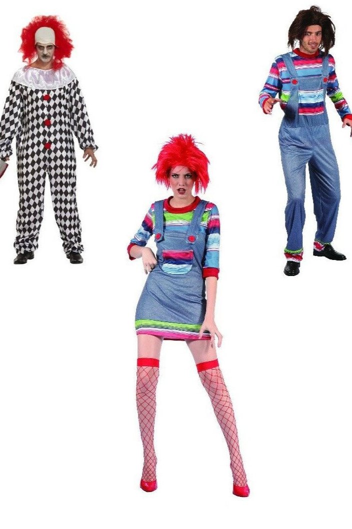 Killer Clown & Clown Halloween Outfits.