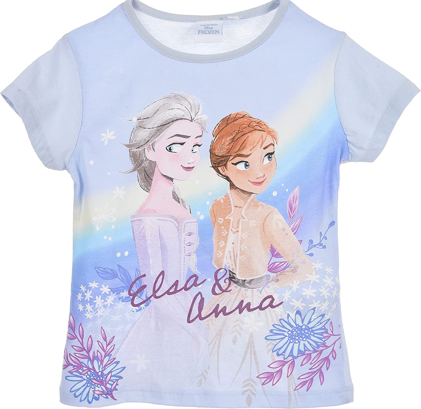Frozen Elsa & Anna Short Sleeve T-Shirts
