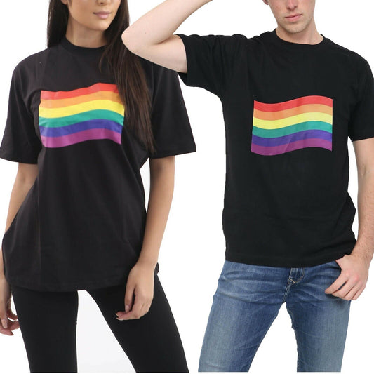 Unisex Rainbow Pride Flag Short Sleeve T-Shirt