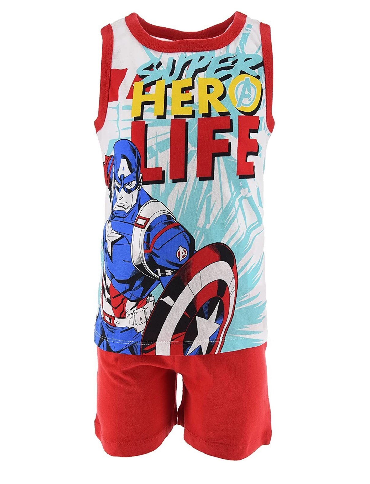 Marvel Avengers Captain America Vest and Shorts Set