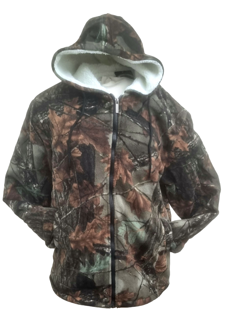 Lumberjack Fur Fleece Lined Hooded Jacket