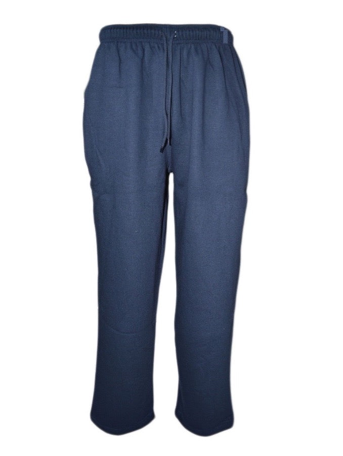 Open Hem Jogging Bottoms Plus Size