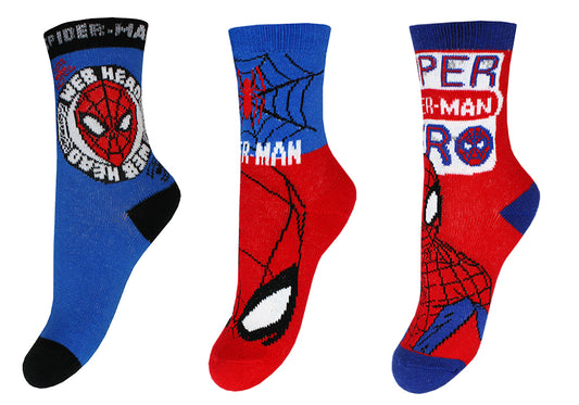 Marvel Spider-Man Socks 3 Pack Set