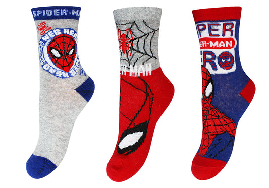 Marvel Spider-Man Socks 3 Pack Set