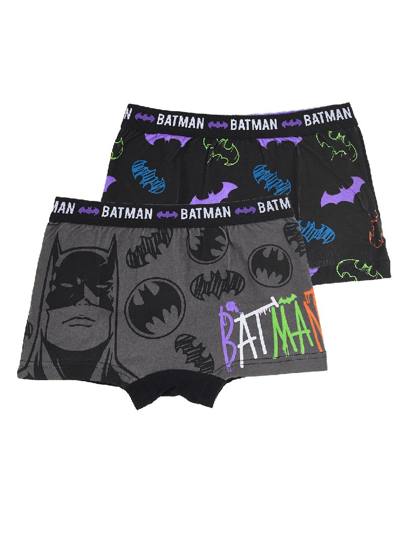 DC Comics Batman 2 Pack Boxer Shorts Underwear Set
