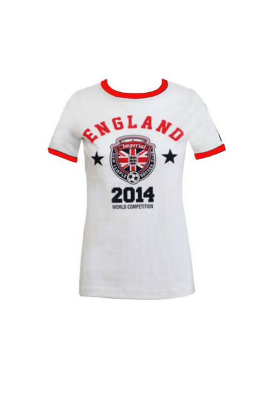 Women's England World Cup Football T-Shirt