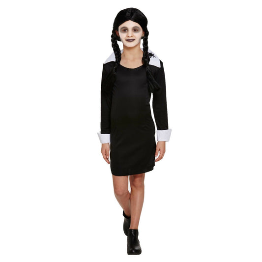 Wednesday Addams Family Halloween Fancy Dress Costume