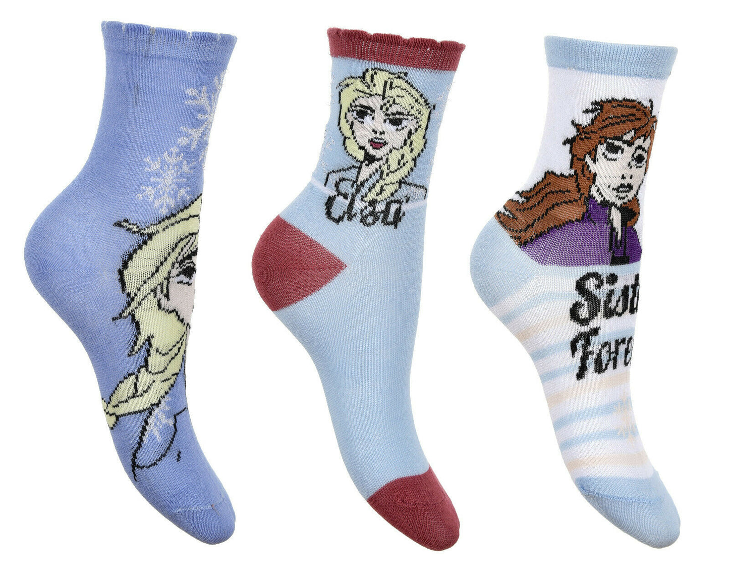 Frozen 3 Pair Sock Set