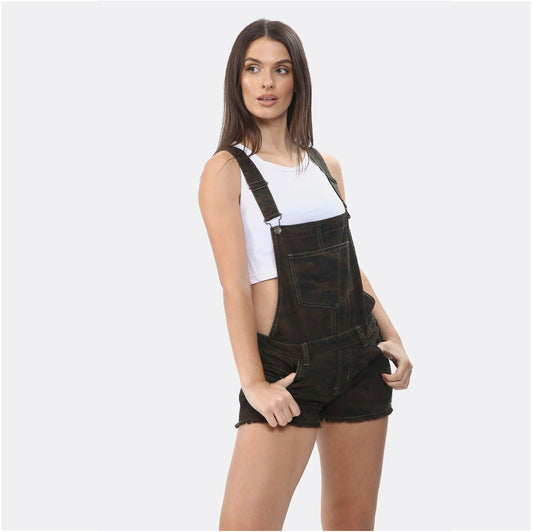 Denim Short Dungarees