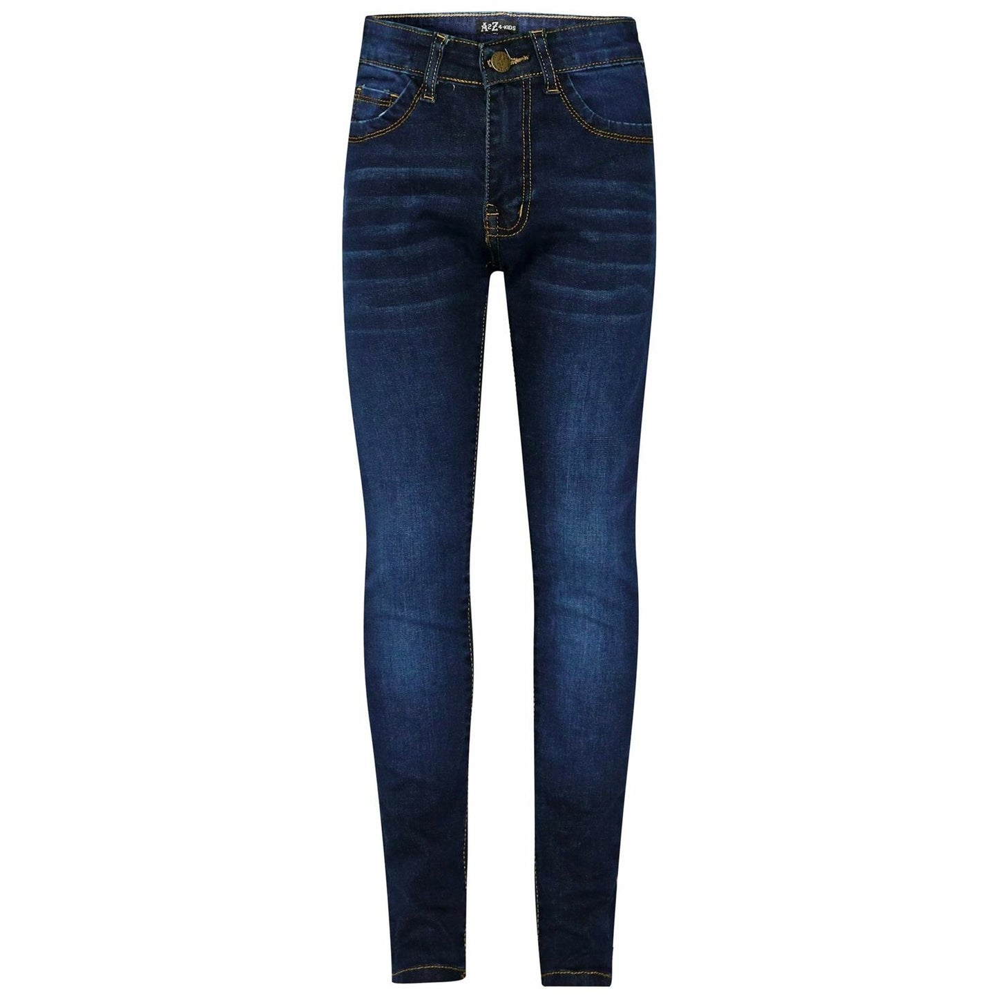 Girls Skinny Fit Dark Blue Denim Jeans. Available Ages 5-14 Available.