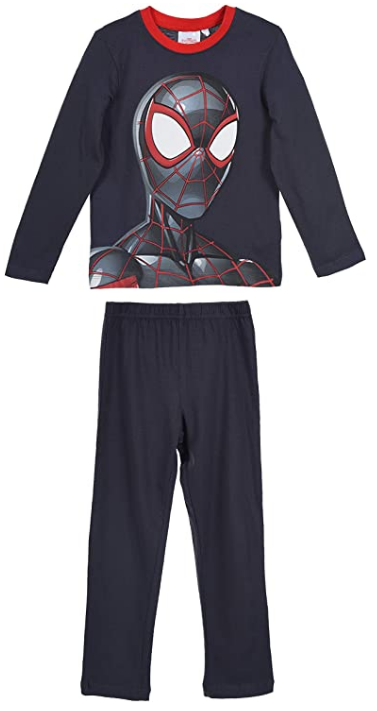 Children's Spiderman Pyjama's Perfect For Any Spiderman Fan, Ages 3 To 8, Grey Designs 100% Cotton, Official Merchandise