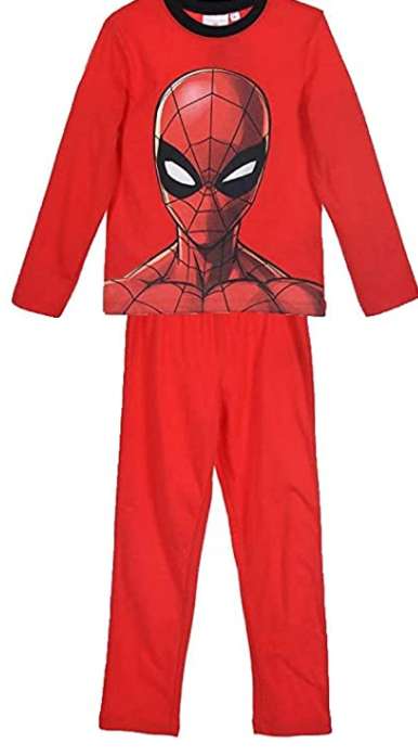 Children's Spiderman Pyjama's Perfect For Any Spiderman Fan, Ages 3 To 8, Red Design 100% Cotton, Official Merchandise