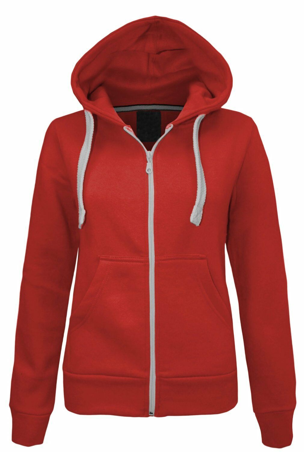 Ladies Hoodie In Coral.