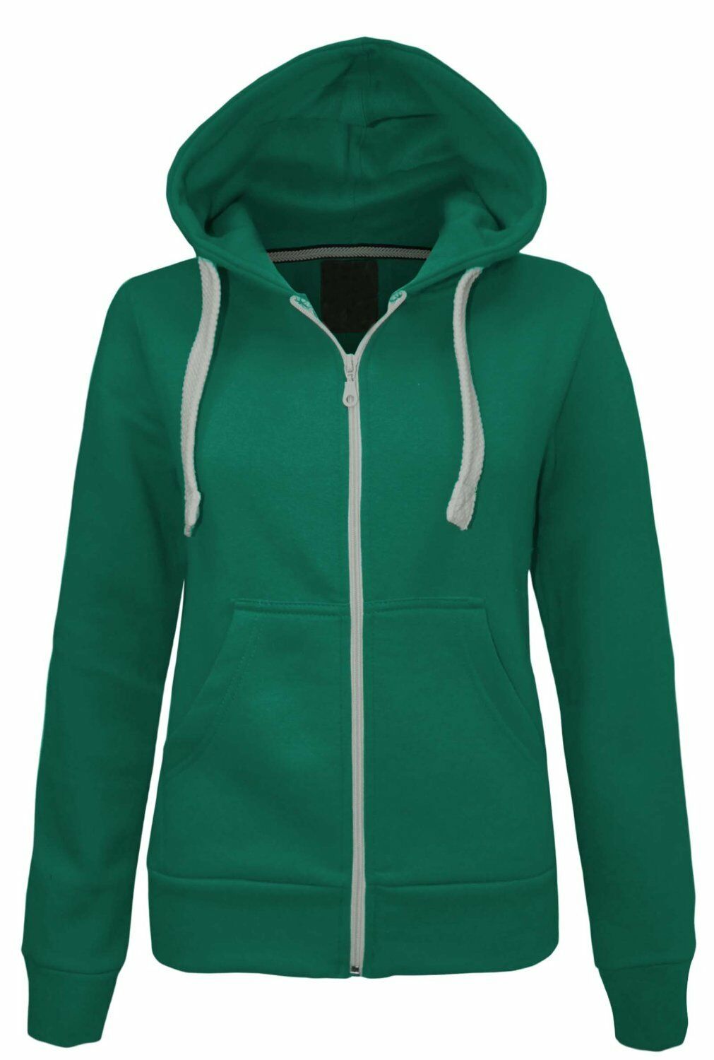Ladies Hoodie In Jade.