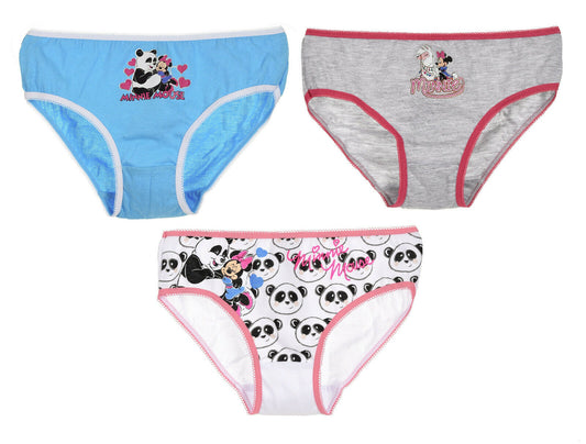 Children's Licensed  Minnie Mouse 3 Brief Set. There is 3 Different Designs In This Set. Available In Ages 2-3, 4-5. This Is  Official Merchandise.