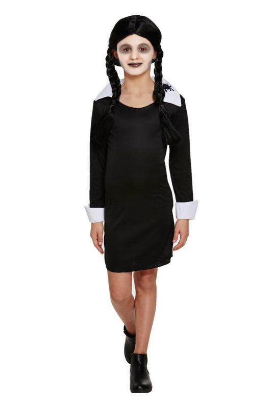 Wednesday Addams Family Halloween Fancy Dress Costume